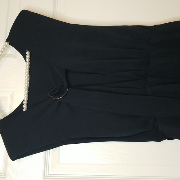 Free People Runaway Black Sleevless Knit Mini Dress Size Large - Picture 7 of 16